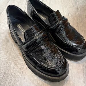 Nine West Women’s Y2K Lug Sole Loafers Garren 8.5 M